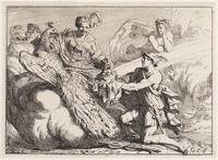 KG 05421
<br/>
Juno versiert haar pauw met de ogen van Argus
<br/>
<em>Lairesse, Gerard de (1641-1711)</em>